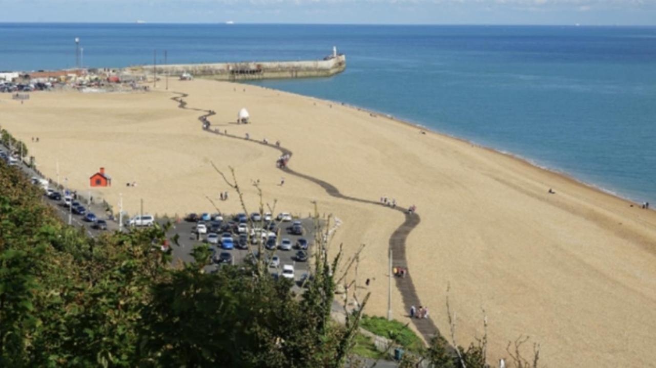 The Leas View Daire Folkestone Dış mekan fotoğraf
